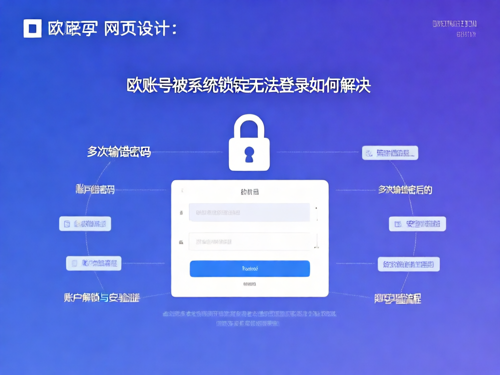 欧账号解锁流程示意图